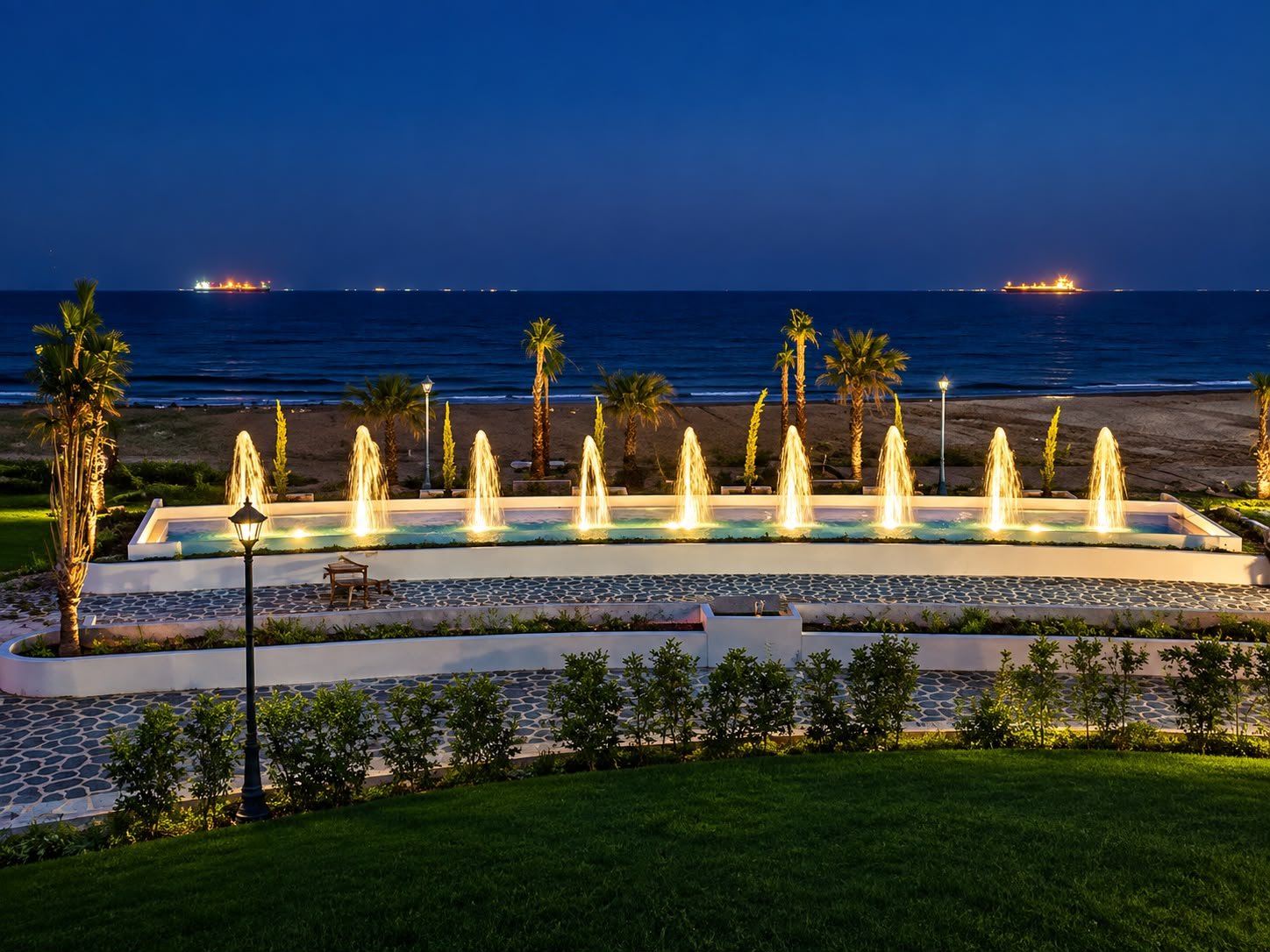 Fountains and jacuzzis by EGYPools